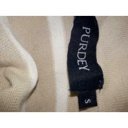 PURDEY prachtige tricot shirt maat S ZGAN