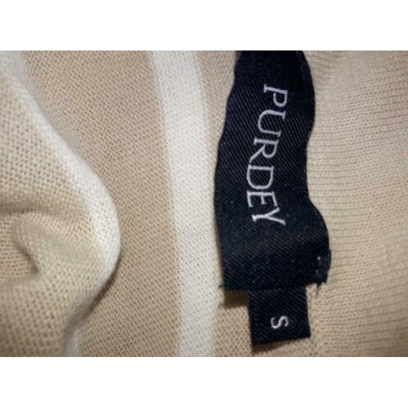 PURDEY prachtige tricot shirt maat S ZGAN