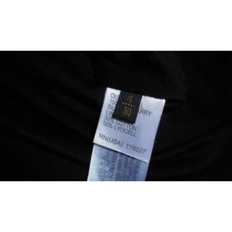 Nieuw! Zwarte top Massimo Dutti mt S/M 100% voile zijde top