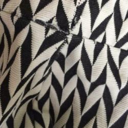 * SISTERS POINT, mt 34/XS * Hip minirokje zwart/wit