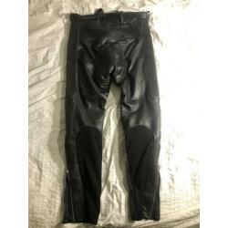 Motorbroek - leer - maat 50