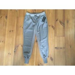 Rinascimento nieuwe taupe bruine baggy jogger broek L