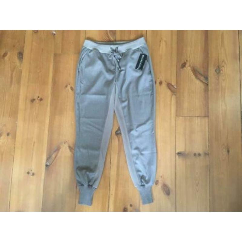 Rinascimento nieuwe taupe bruine baggy jogger broek L