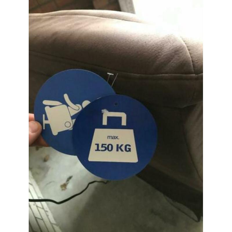 Suede Sta op stoel nieuw