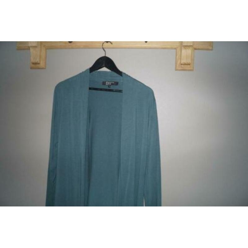 Vest Donna Due blauw/groen