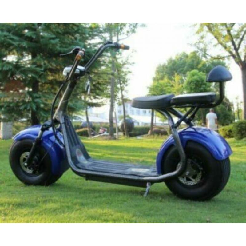 E Scooter Elektrische Step City scooter Kenteken Blauw