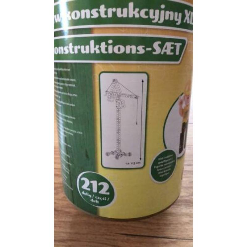 Nieuw in emmer: XL BOUWSET van echt hout 212-delig