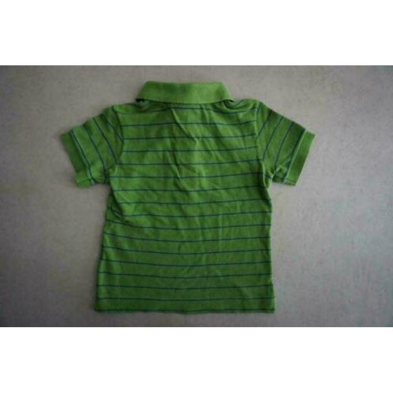 ZGAN Lacoste Polo Shirt Shirtje Jongen Groen Gestreept, 86