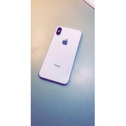 iPhone X 64GB Zilver Zo goed als nieuw met GARANTIE