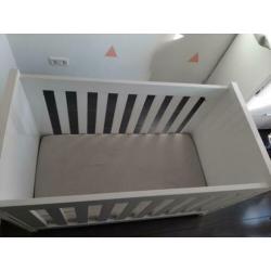 Complete babykamer interbaby Montreal hoogglans wit.