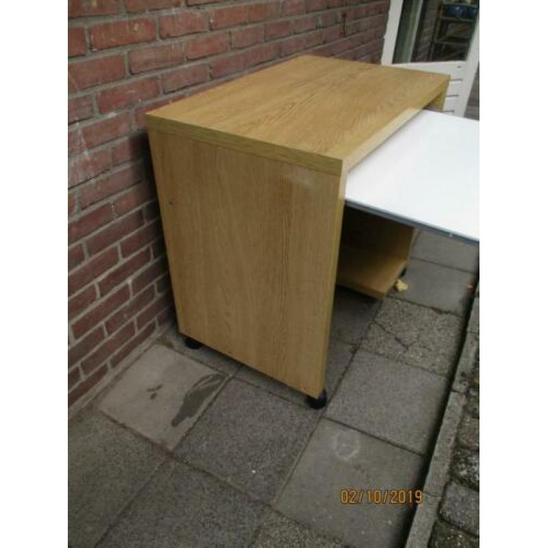 Buro met wieltjes 77 cm breed
