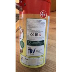 Nieuw in emmer: XL BOUWSET van echt hout 212-delig