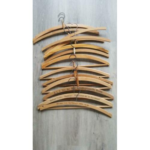 Houten klerenhangers