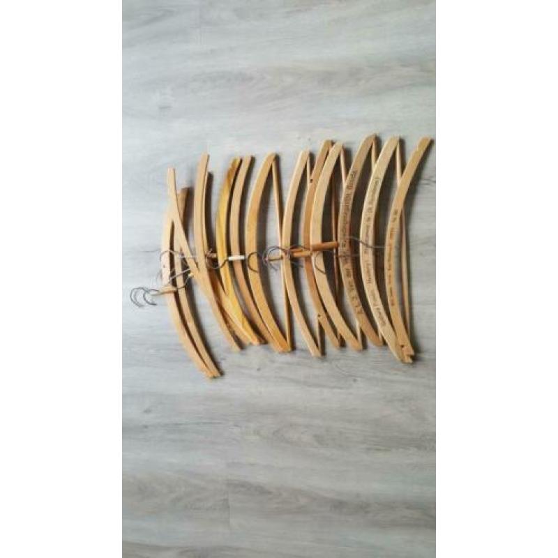 Houten klerenhangers