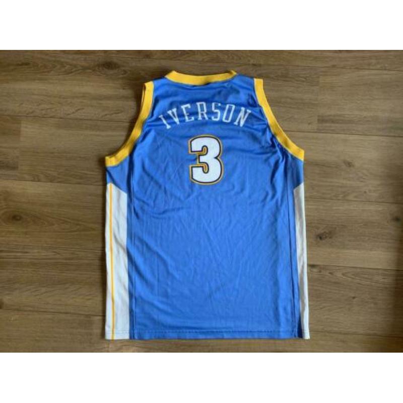 ORIGINEEL NBA Iverson basketball jersey maat L XL Champion