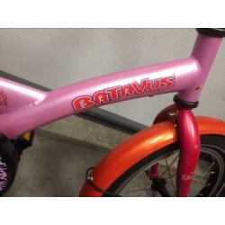 BATAVUS meisjes kinder fiets terugtraprem 16 inch ROZE