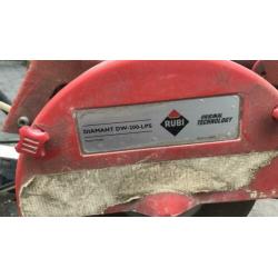 Tegelzaagtafel RUBI Diamant DW-200-LPS (watergekoeld)