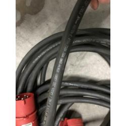 2x Krachtstroomkabel 32A 25meter 5x6