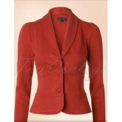 KING LOUIE rode Smoking Jacket Milano-40*??nieuw