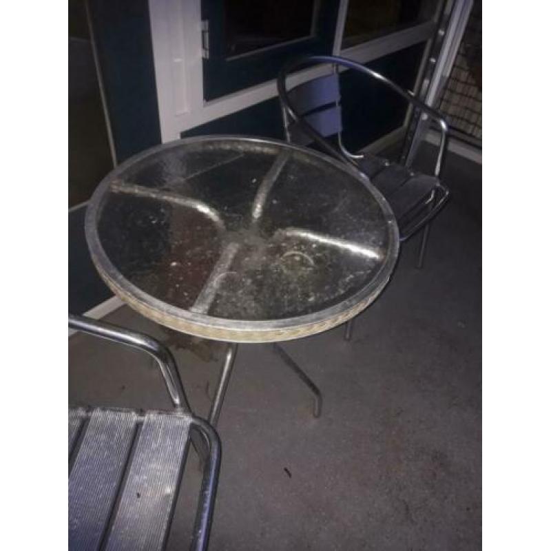 Te koop bistro balkon setje