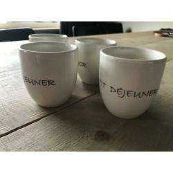 Petit Dejeuner mokken, 4 stuks van Rivièra Maison