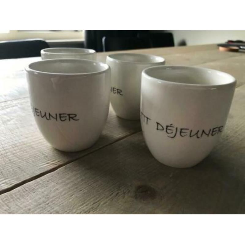 Petit Dejeuner mokken, 4 stuks van Rivièra Maison