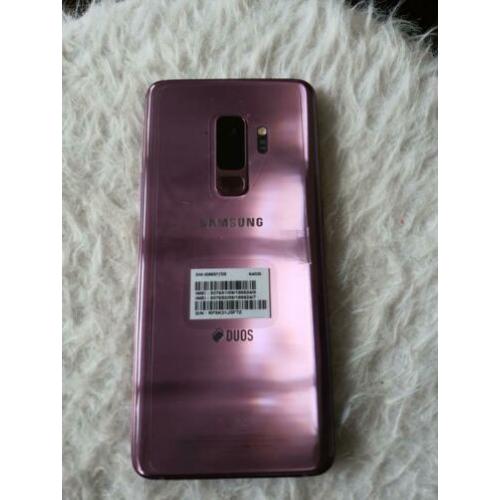 Perfect werkende en krasvrije Samsung galaxy S9 plus, 64 gb