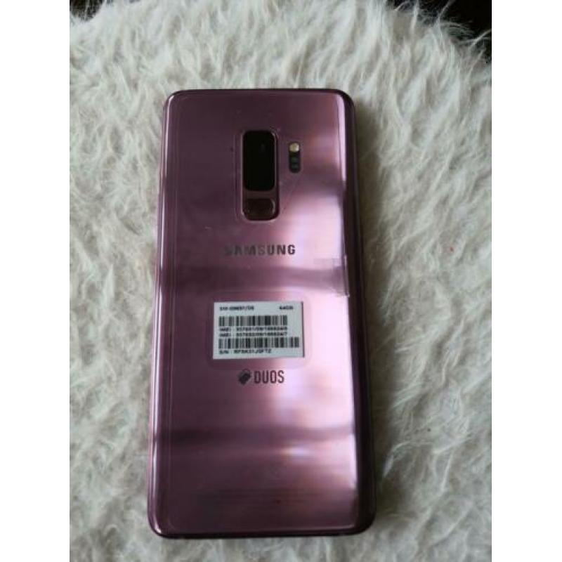 Perfect werkende en krasvrije Samsung galaxy S9 plus, 64 gb