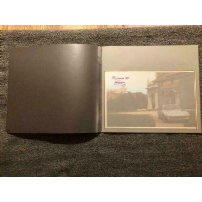 Brochure / folder Ferrari 412