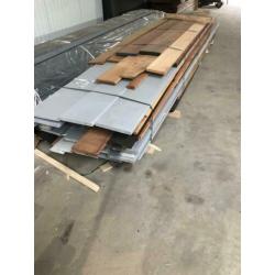 Partij Western red Cedar boeideel 18x340mm plus hardhout
