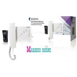 Deur intercom, Phone intercom 2-weg deurbewaking