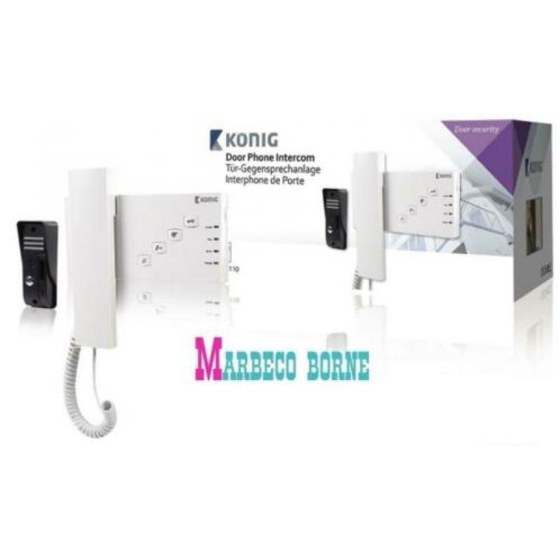 Deur intercom, Phone intercom 2-weg deurbewaking