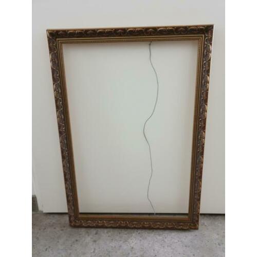 Ontzettend mooie barok lijst maat 66 x 46 zie foto's