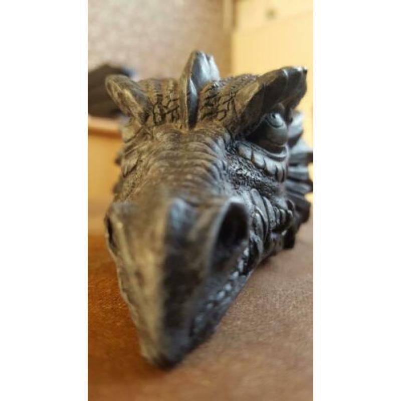 Black Dragon beeldje, waxinelichthouder en notitieboek