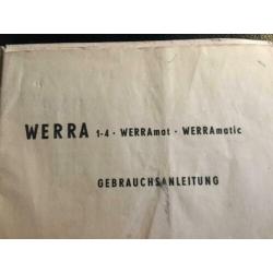Handleiding voor Werra camera's