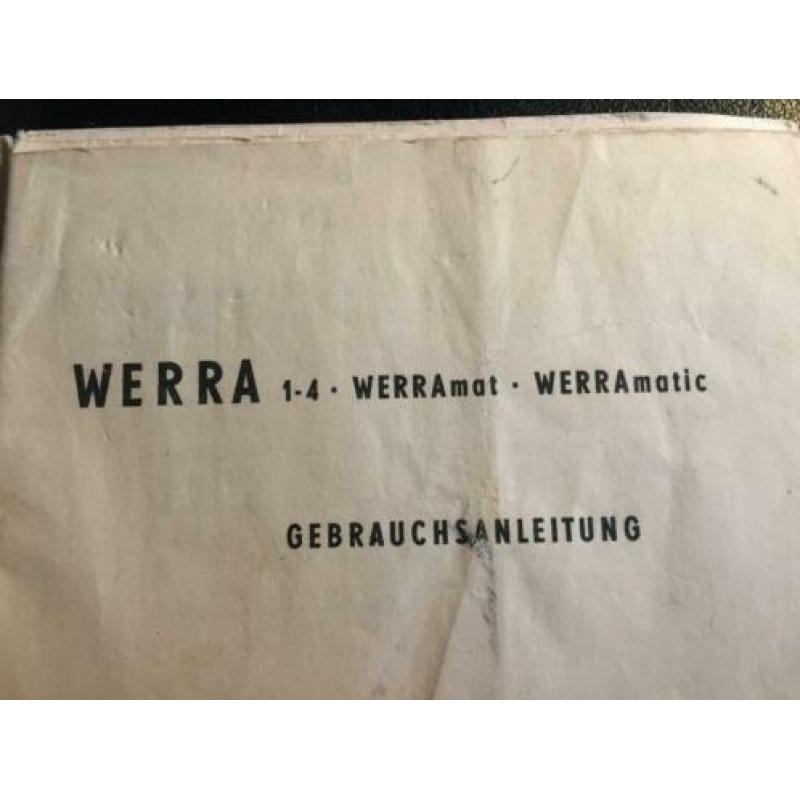 Handleiding voor Werra camera's
