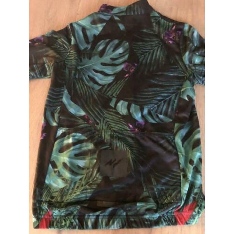 Morvelo lente fiets shirt / jersey in maat S