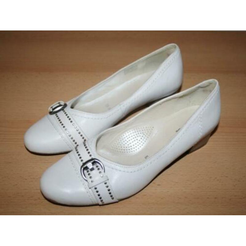 Ara wit leren schoenen pumps 39,5 H