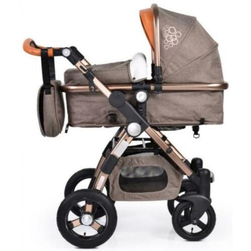 Cangaroo Luxor Kinderwagen 3-in-1 inclusief autostoeltje