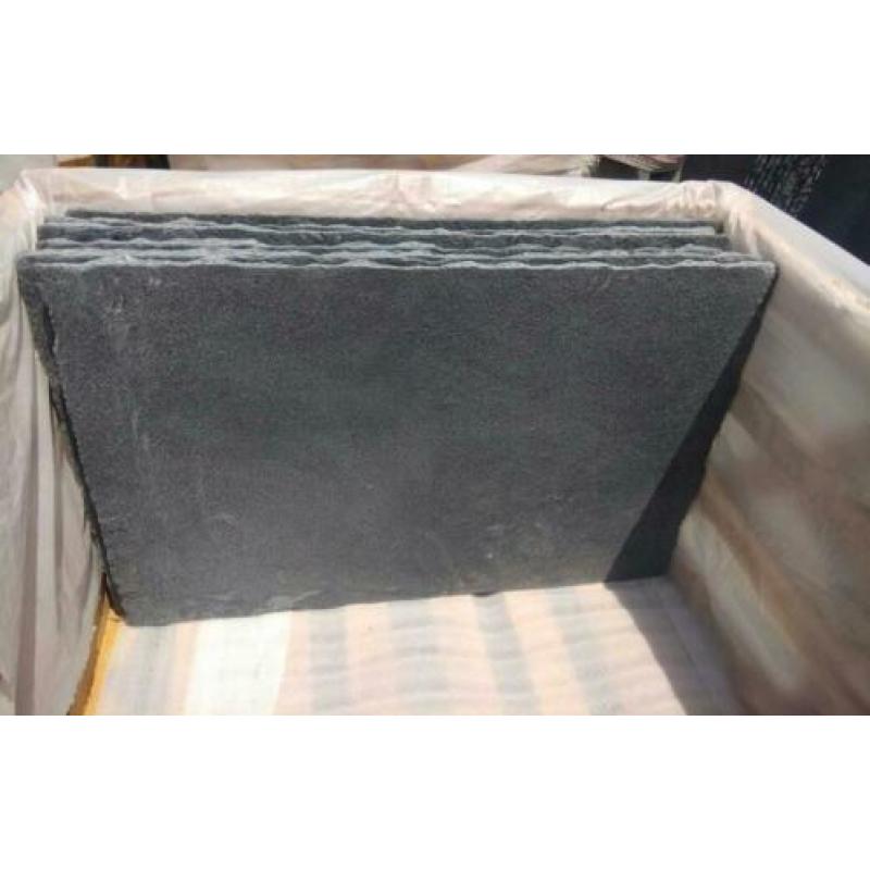 nostalgische vloer Castle Stone Black 60x90 cm verouderd