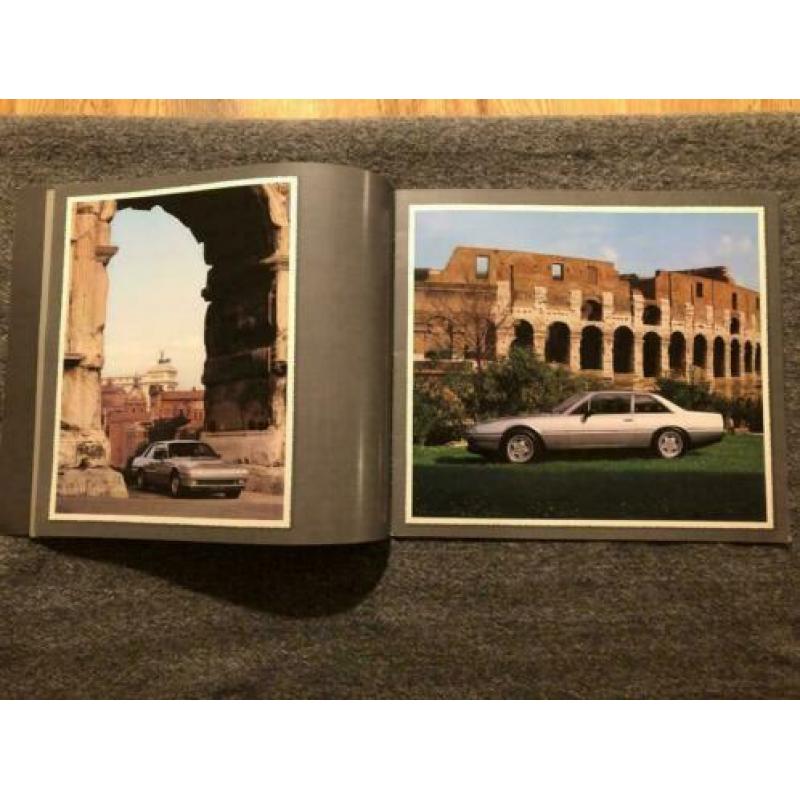 Brochure / folder Ferrari 412