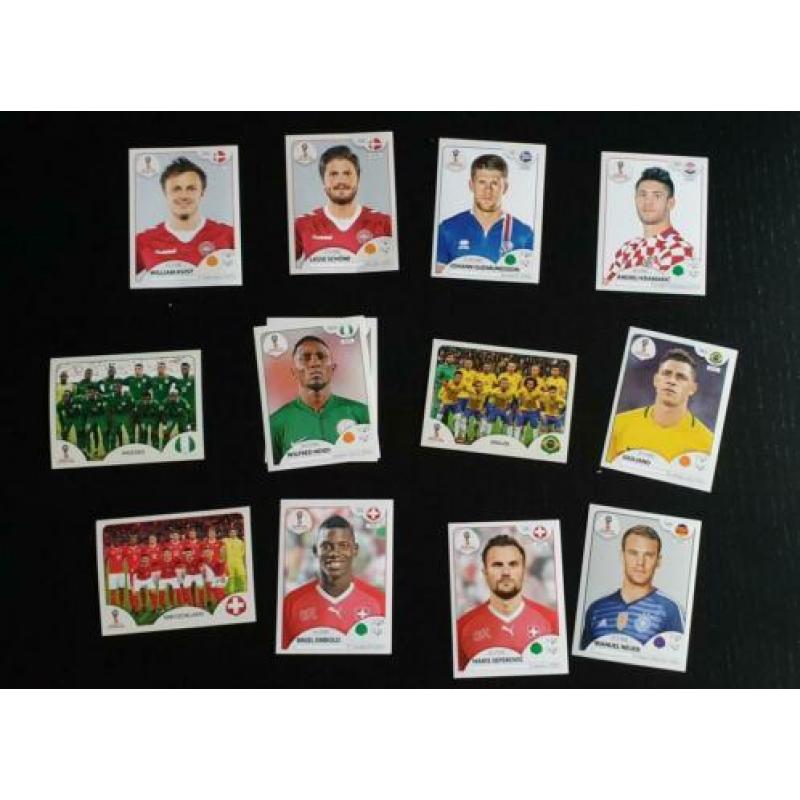 Panini WK2018 RUSSIA - losse plaatjes/stickers