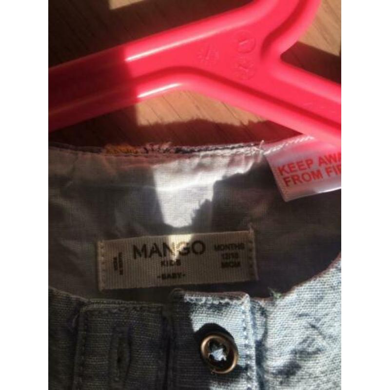 Spijkerjurkje maat 86 van mango
