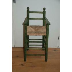 kinderstoel hoog brocante