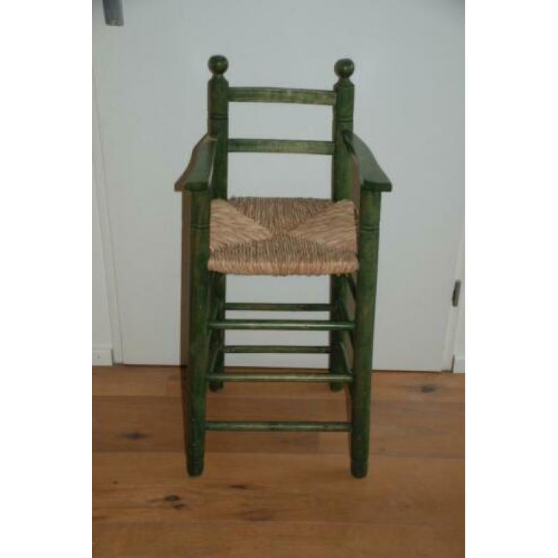 kinderstoel hoog brocante