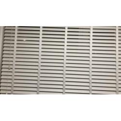 Aluminium jaloezie 50 mm wit met ladderband