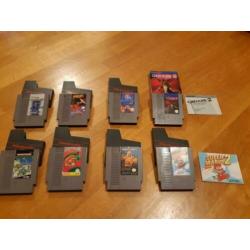 Partij NES spellen, 8 klassiekers in 1 koop