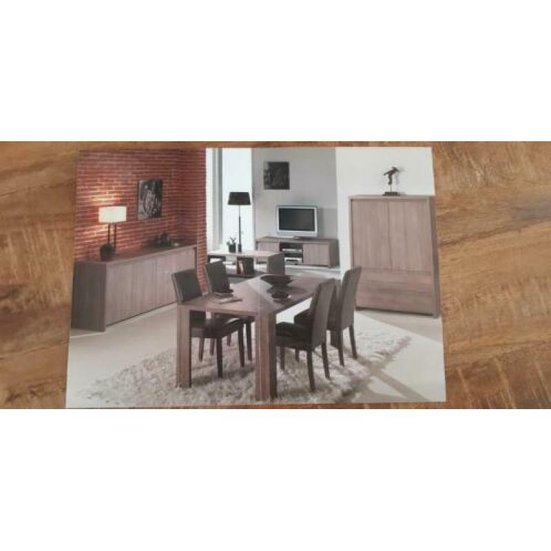 Starters meubelset, eettafel, salon, tv, dressoir