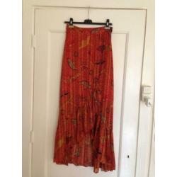 Ba&sh lange asymmetrische wikkel rok mt 1 (XS)