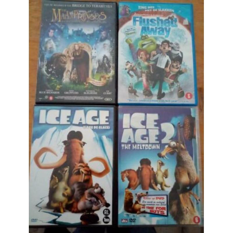 Dvd's met kinderfilms